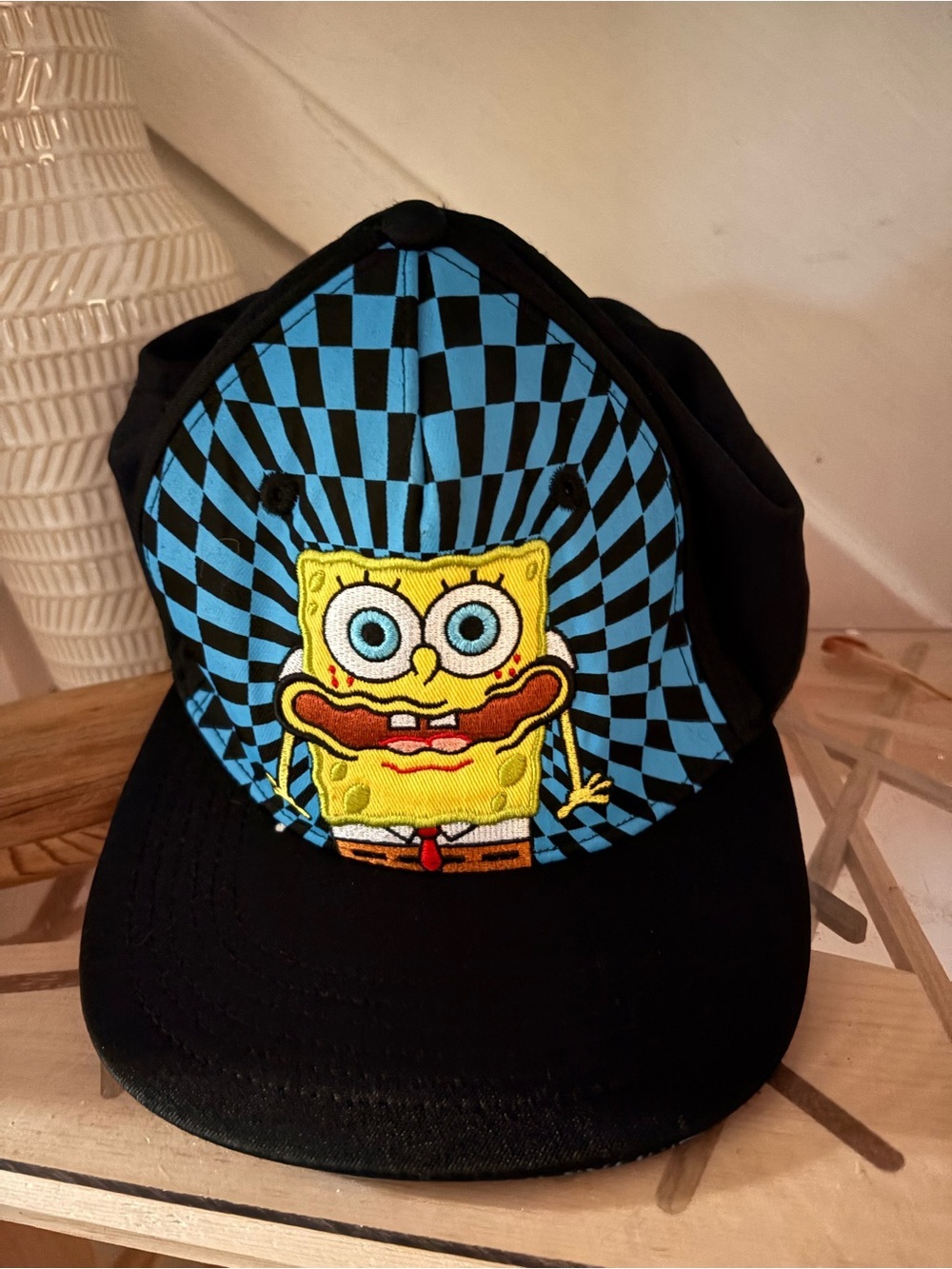 Nickelodeon SpongeBob Patch Cap - Black & Light Blue